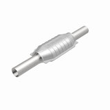 MagnaFlow direct-fit catalytic converter fits 1988-1991 Oldsmobile Cutlass Calais 2.25 inch inlet/outlet stainless steel Federal EPA compliant OBDII 23467