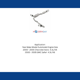 MagnaFlow direct-fit catalytic converter for 2000-2005 Chevy stainless steel CARB compliant 23484