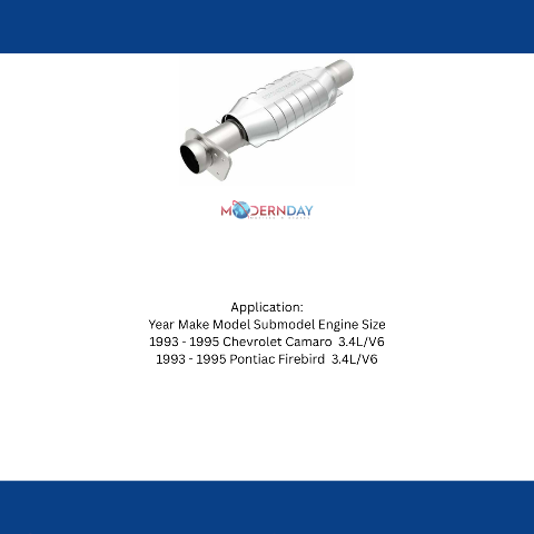 MagnaFlow direct-fit catalytic converter for 1993-1995 Chevy Camaro stainless steel Federal EPA compliant OBDII 23494