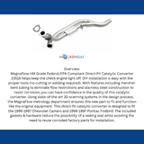 MagnaFlow direct-fit catalytic converter for 1995-1997 Chevy Camaro passenger side stainless steel Federal EPA compliant OBDII 23518
