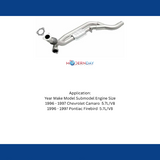 MagnaFlow direct-fit catalytic converter for 1995-1997 Chevy Camaro passenger side stainless steel Federal EPA compliant OBDII 23518