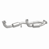 MagnaFlow direct-fit catalytic converter for 1999-2000 Ford stainless steel Federal EPA compliant OBDII 23542