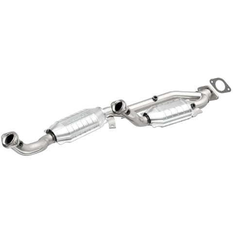 MagnaFlow direct-fit catalytic converter for 1999-2000 Ford stainless steel Federal EPA compliant OBDII 23543