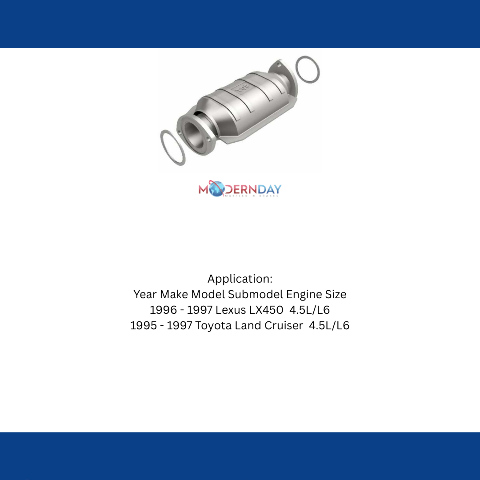 MagnaFlow direct-fit catalytic converter for 1996-1997 Lexus stainless steel Federal EPA compliant OBDII 23622