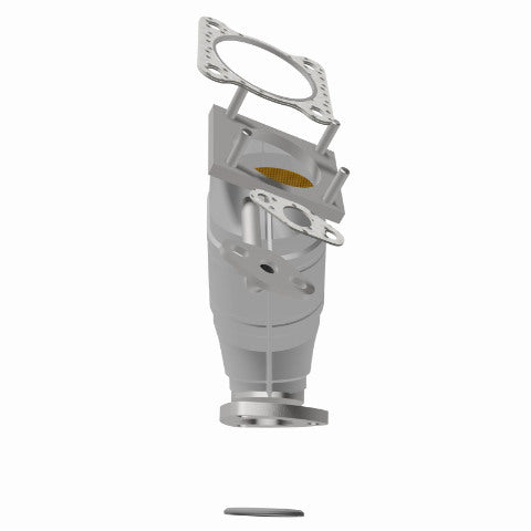 MagnaFlow direct-fit catalytic converter for Honda Civic stainless steel CARB compliant 23649