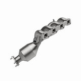 MagnaFlow direct-fit catalytic converter for 1998-2001 Nissan Frontier stainless steel Federal EPA compliant OBDII 23708