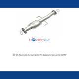 MagnaFlow direct-fit catalytic converter for 1999-2004 Toyota Tacoma 2.4L stainless steel Federal EPA compliant OBDII 23757