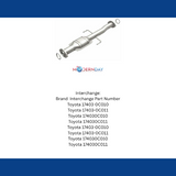 MagnaFlow direct-fit catalytic converter for 1999-2004 Toyota Tacoma 2.4L stainless steel Federal EPA compliant OBDII 23757