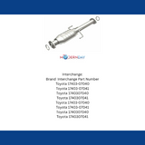 MagnaFlow direct-fit catalytic converter for 2000-2004 Toyota Tacoma 3.4L stainless steel Federal EPA compliant OBDII 23770
