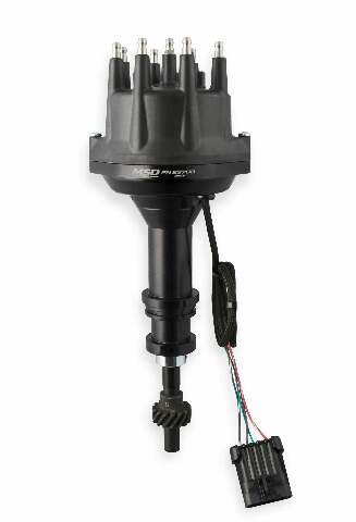 MSD ignition distributor black steel anodized 23783