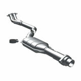 MagnaFlow direct-fit catalytic converter fits 1991 BMW 318i 1.8L and 1991 BMW 318is 1.8L stainless steel Federal EPA compliant OBDII 23799