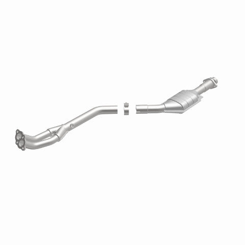 MagnaFlow direct-fit catalytic converter fits 1991 BMW 318i 1.8L and 1991 BMW 318is 1.8L stainless steel Federal EPA compliant OBDII 23799