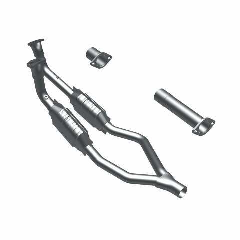MagnaFlow direct-fit catalytic converter fits 1990-1993 Land Rover Range Rover stainless steel CARB compliant 23821