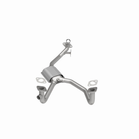 MagnaFlow direct-fit catalytic converter for 1980-1987 Subaru 1.75 inch inlet/outlet stainless steel CARB compliant 23868