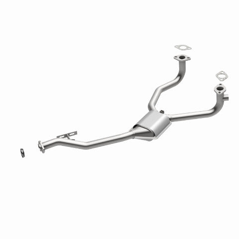 MagnaFlow direct-fit catalytic converter for 1980-1987 Subaru 1.75 inch inlet/outlet stainless steel CARB compliant 23868
