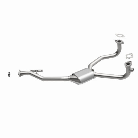 MagnaFlow direct-fit catalytic converter for 1980-1987 Subaru 1.75 inch inlet/outlet stainless steel CARB compliant 23868