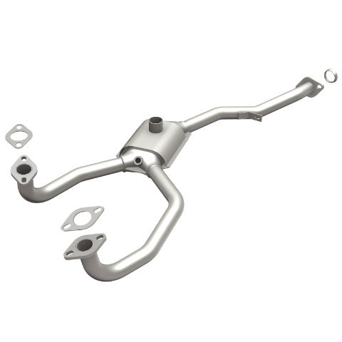 MagnaFlow direct-fit catalytic converter for 1983-1987 Subaru 1.75 inch inlet/outlet stainless steel Federal EPA compliant OBDII 23869