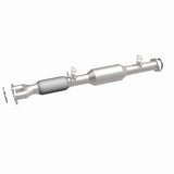 MagnaFlow direct-fit catalytic converter for 1991-1995 Toyota 1.5 inch inlet 2.25 inch outlet stainless steel Federal EPA compliant OBDII 23896