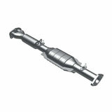 MagnaFlow direct-fit catalytic converter for 1991-1995 Toyota 1.5 inch inlet 2.25 inch outlet stainless steel Federal EPA compliant OBDII 23896