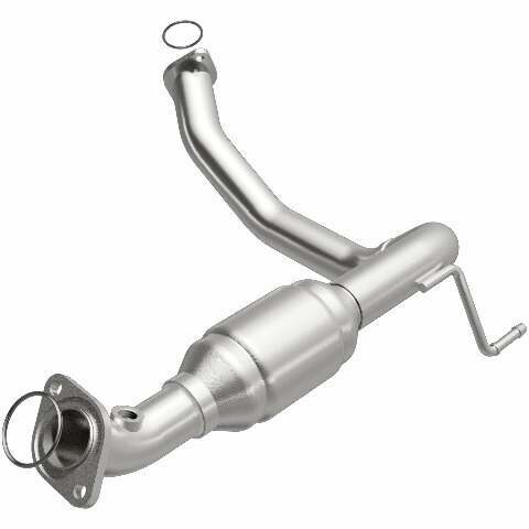 MagnaFlow direct-fit catalytic converter fits 2003-2009 Toyota 4Runner and 2007-2009 Toyota FJ Cruiser, this and 2005-2007 4-Run/FJ driver side rr driver side stainless steel Feder