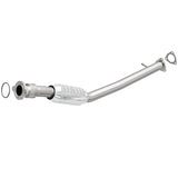 MagnaFlow direct-fit catalytic converter fits 2005-2009 Chevrolet Equinox and 2006-2009 Pontiac Torrent, this and 2005-2006 Equinox 3.4L stainless steel Federal EPA compliant OBDII