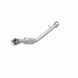 MagnaFlow direct-fit catalytic converter fits 2005-2009 Chevrolet Equinox and 2006-2009 Pontiac Torrent, this and 2005-2006 Equinox 3.4L stainless steel Federal EPA compliant OBDII