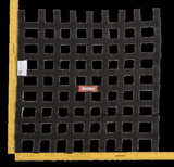 RaceQuip SFI ribbon window net 24 x 24 inch black 726009RQP