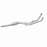MagnaFlow direct-fit catalytic converter fits 2002 Mercedes SL600 passenger side passenger side stainless steel CARB compliant 24015