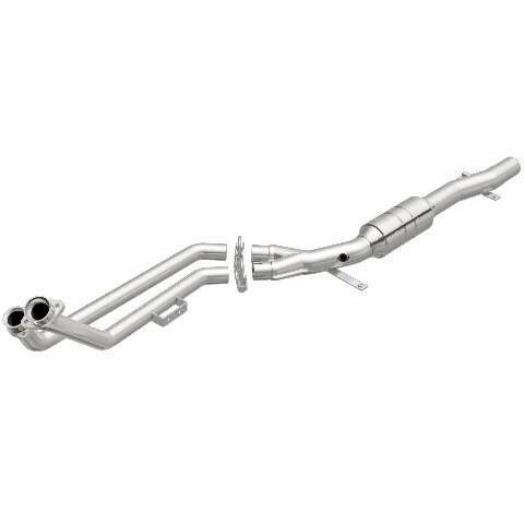 MagnaFlow direct-fit catalytic converter fits 2002 Mercedes SL600 passenger side passenger side stainless steel CARB compliant 24015