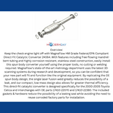MagnaFlow direct-fit catalytic converter for 2000-2005 Toyota 1.8L stainless steel CARB compliant 24064