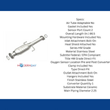 MagnaFlow direct-fit catalytic converter for 2000-2005 Toyota 1.8L stainless steel CARB compliant 24064