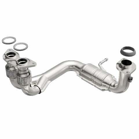 MagnaFlow direct-fit catalytic converter fits 2000-2005 Toy MR2 1.8 Rear 1.8 inch inlet/outlet stainless steel Federal EPA compliant OBDII 24065