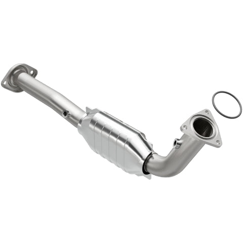 MagnaFlow direct-fit catalytic converter fits 2003-2006 Hummer H2 6.0L and 2003-2006 Hummer H2 6.0L passenger side 6.0L passenger side stainless steel Federal EPA compliant OBDII 2