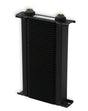 UltraPro Oil Cooler 40 RowsNarrow Cooler10 O-Ring Boss Female Ports-240ERL AN fitting black aluminum