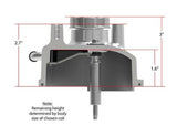 Holley performance fuel system component polished