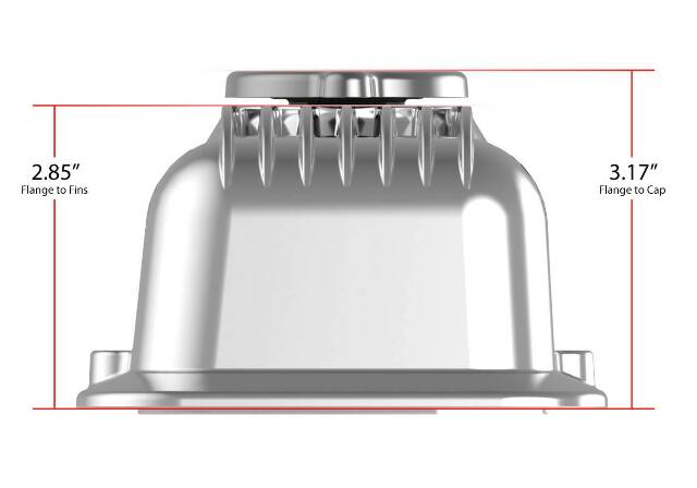 Holley performance fuel system component for Chevy polished