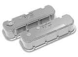 Holley performance fuel system component for Chevy polished
