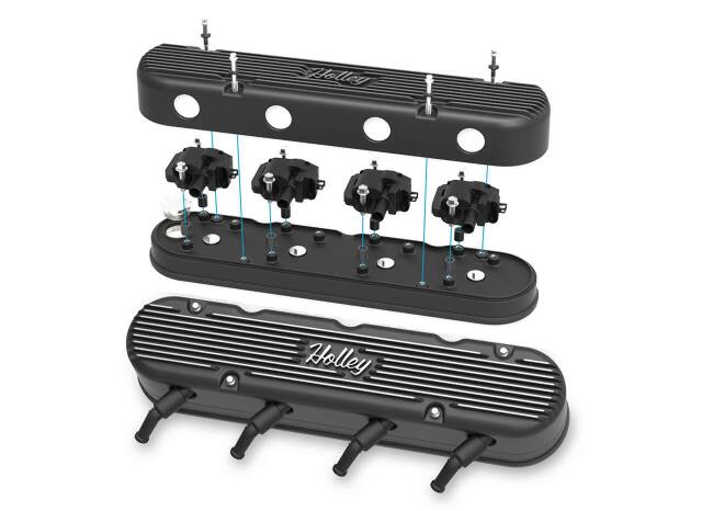 Holley performance fuel system component black