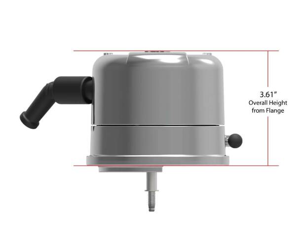 Holley performance fuel system component for Chevy polished