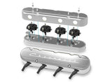 Holley performance fuel system component for Chevy polished