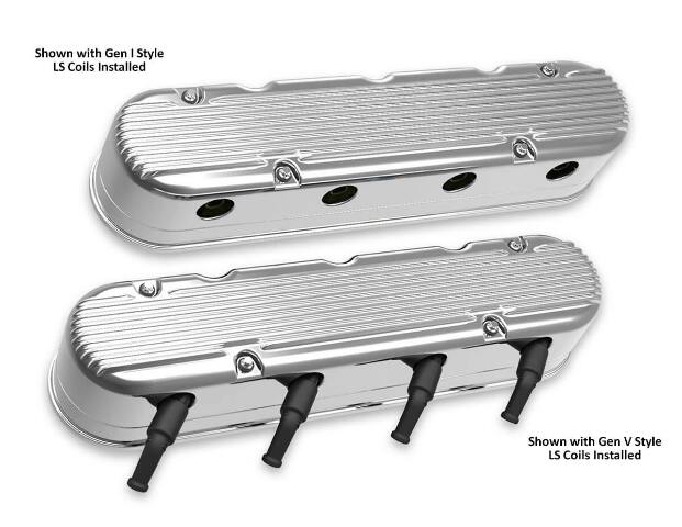 Holley performance fuel system component polished