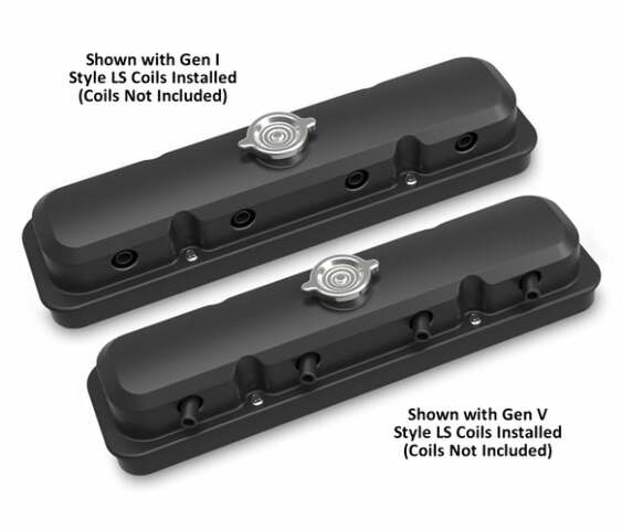 Holley performance fuel system component for Pontiac black
