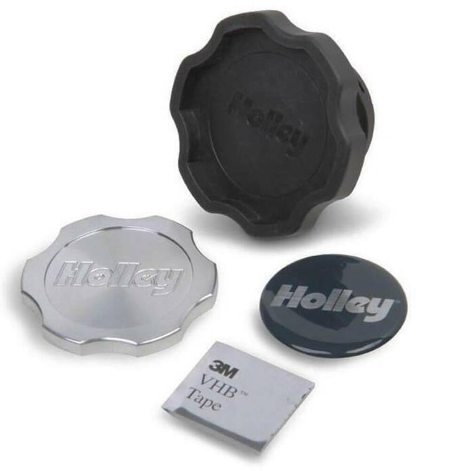 Holley performance fuel system component for 1997-2012 Chevy Corvette black aluminum