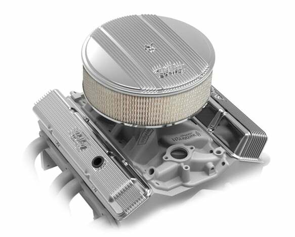 Holley performance fuel system component polished