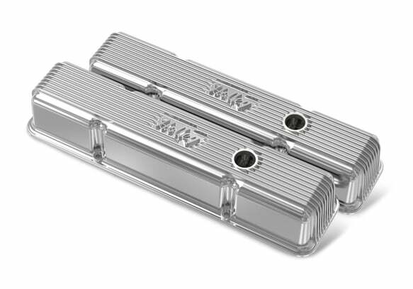 Holley performance fuel system component polished