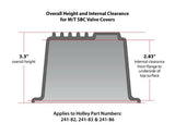 Holley performance fuel system component for Chevy black