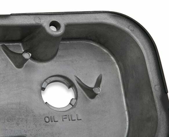 Holley performance fuel system component for Chevy black