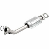 MagnaFlow direct-fit catalytic converter fits 2001-2004 Pathfinder passenger side rr passenger side stainless steel Federal EPA compliant OBDII 24118