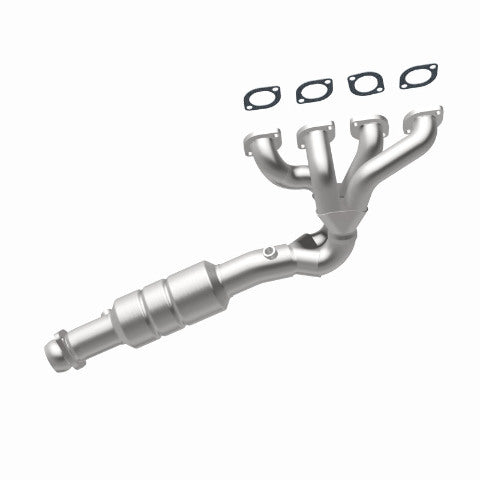 MagnaFlow direct-fit catalytic converter for 2002-2003 BMW 4.4L passenger side stainless steel Federal EPA compliant OBDII 24194