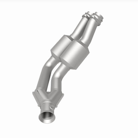 MagnaFlow direct-fit catalytic converter fits 1990-1997 Jaguar Vanden Plas 4.0L and 1990-1997 Jaguar XJ6 4.0L stainless steel Federal EPA compliant OBDII 24226